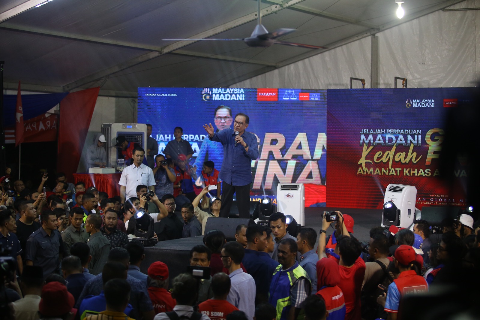 PRN: Perdana Menteri akhiri kempen PH-BN di Kedah