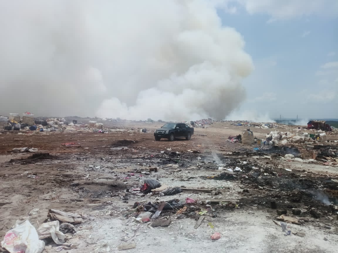 JAS Johor pantau kebakaran tapak pelupusan sampah