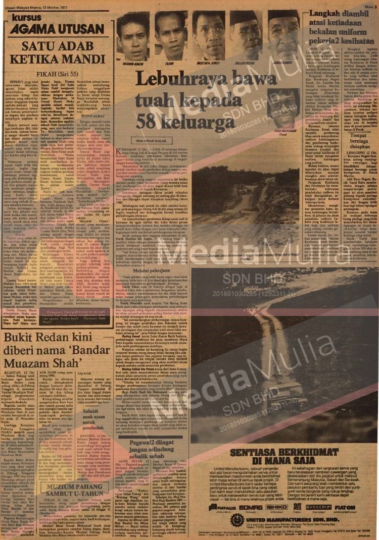 Bukit Redan kini digelar ‘Bandar Muadzam Shah’