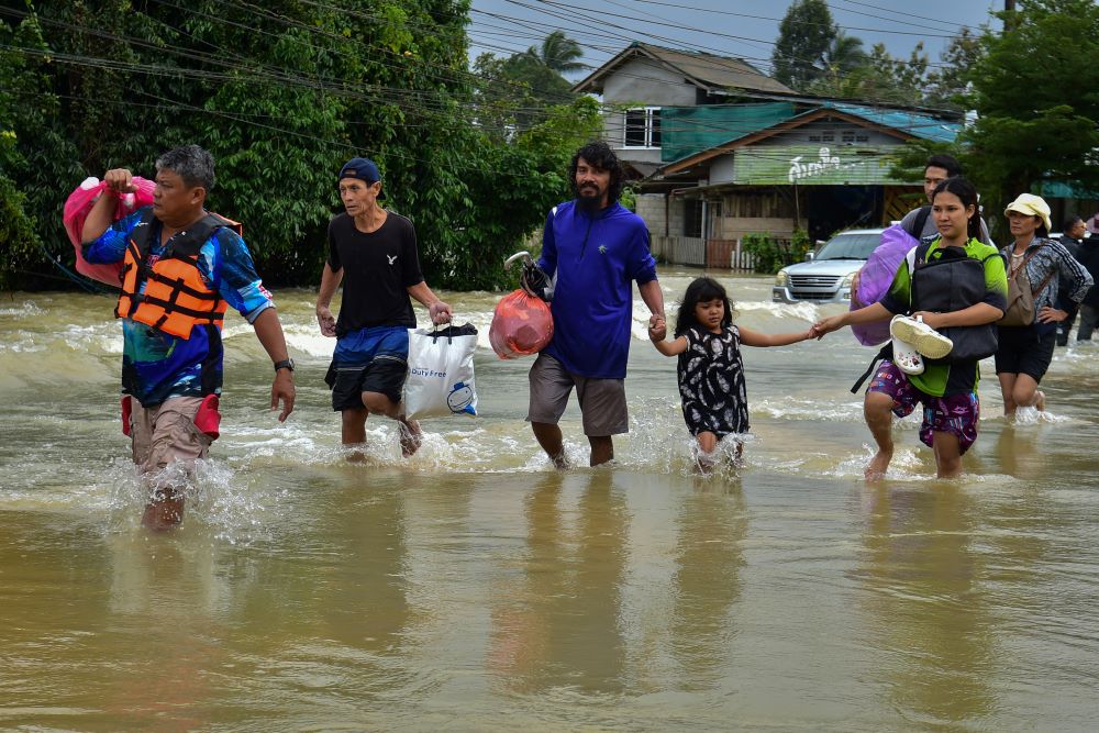 Thailand dilanda banjir, enam maut puluhan ribu terjejas