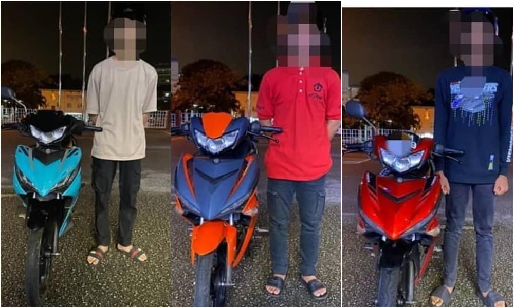 Lima dicekup uji motosikal dengan aksi ‘Superman’