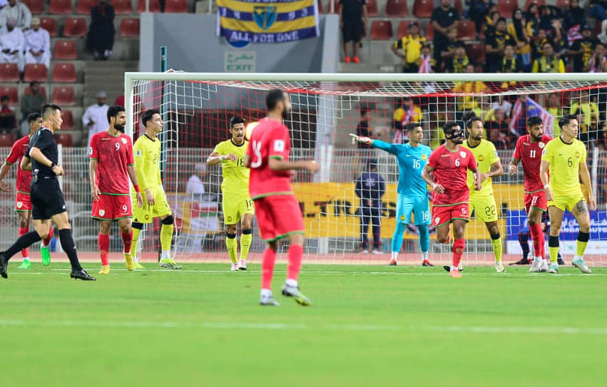 Harimau Malaya kecundang 0-2 di Oman