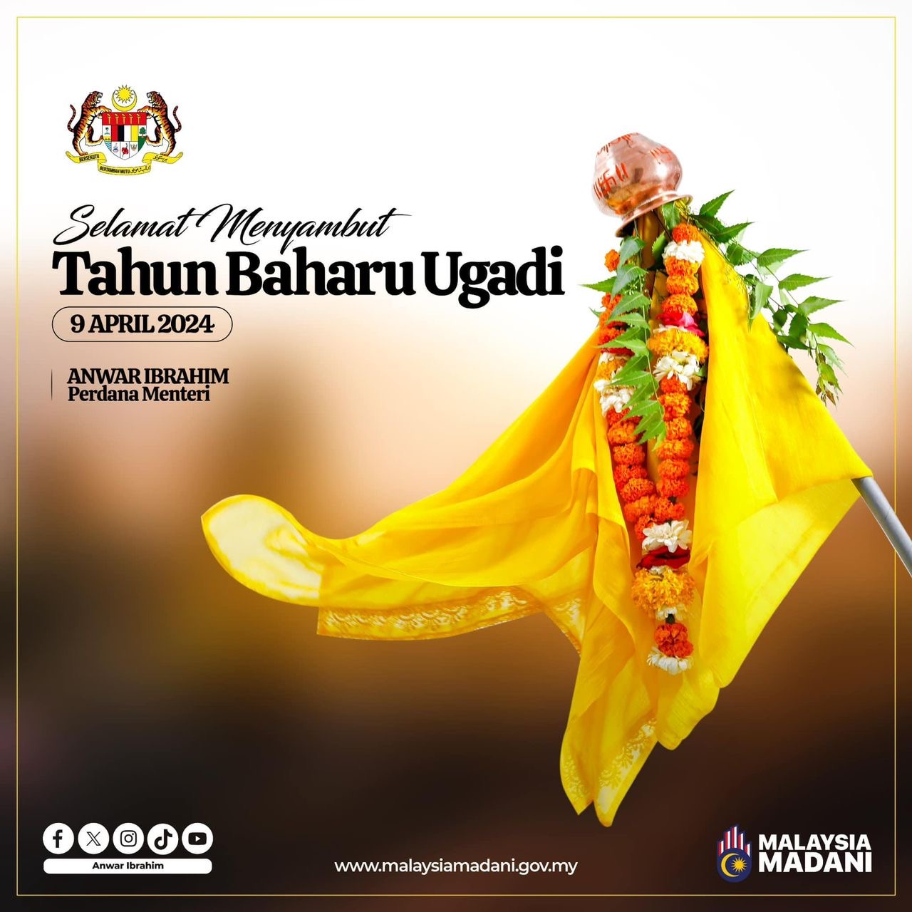 Semoga Tahun Baharu Telegu bawa kemakmuran