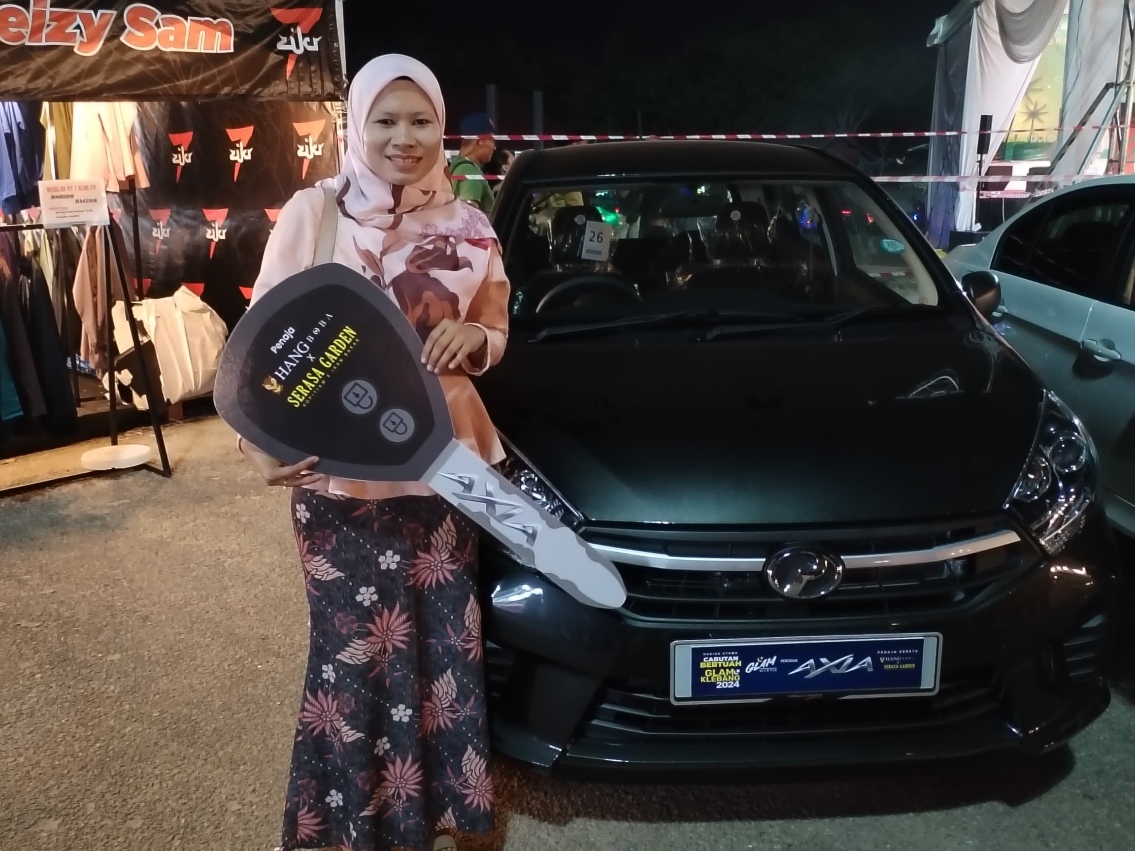 Kali pertama menang cabutan bertuah dapat kereta