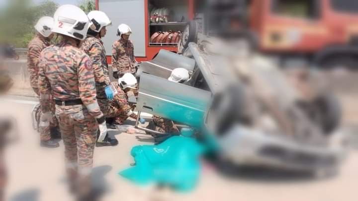 Nahas menjelang Aidilfitri, suami isteri maut di LTU Lipis-Merapoh