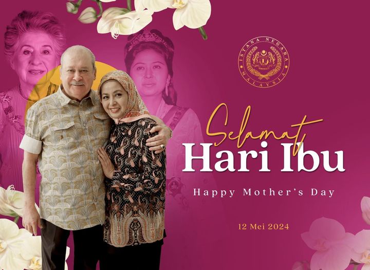 Agong, Raja Permaisuri zahir ucapan Selamat Hari Ibu