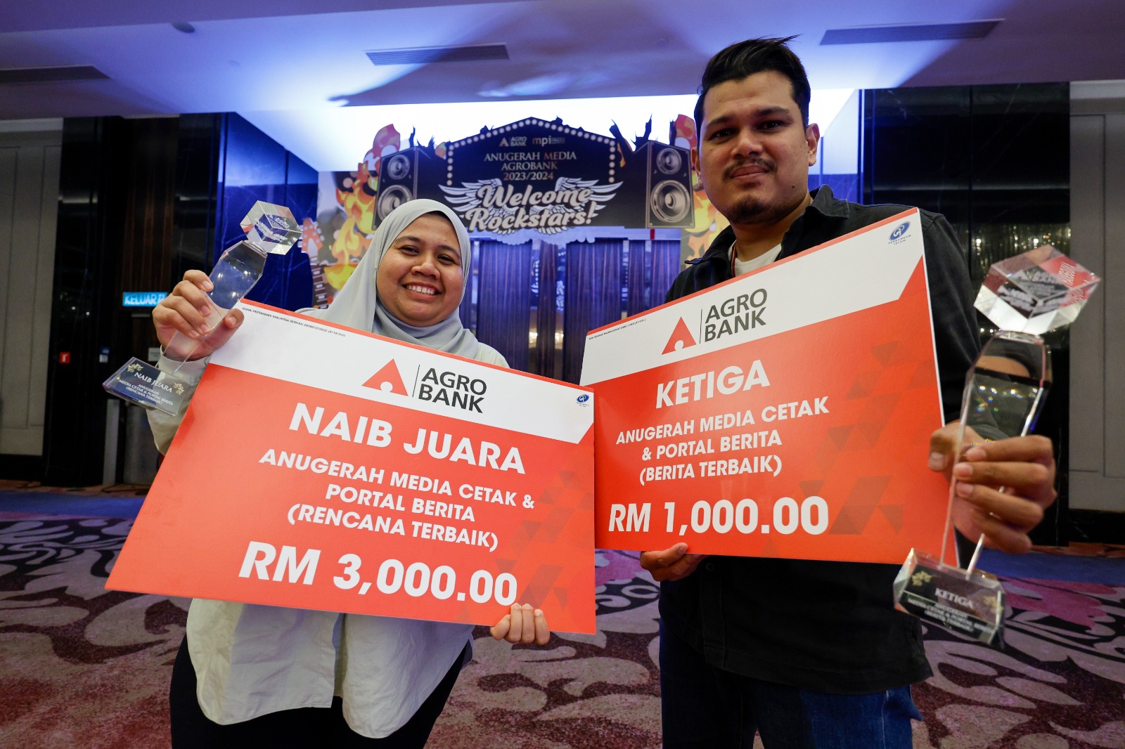 Utusan Malaysia, Kosmo antara pemenang Malam Anugerah Media Agrobank