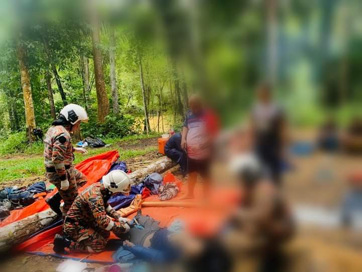 Seorang pemancing ikan liar meninggal dunia, seorang cedera dihempap pokok