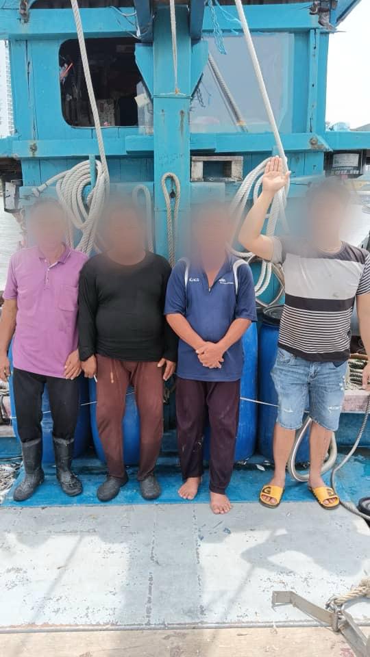 Langgar syarat sah lesen, empat kru nelayan tempatan ditahan