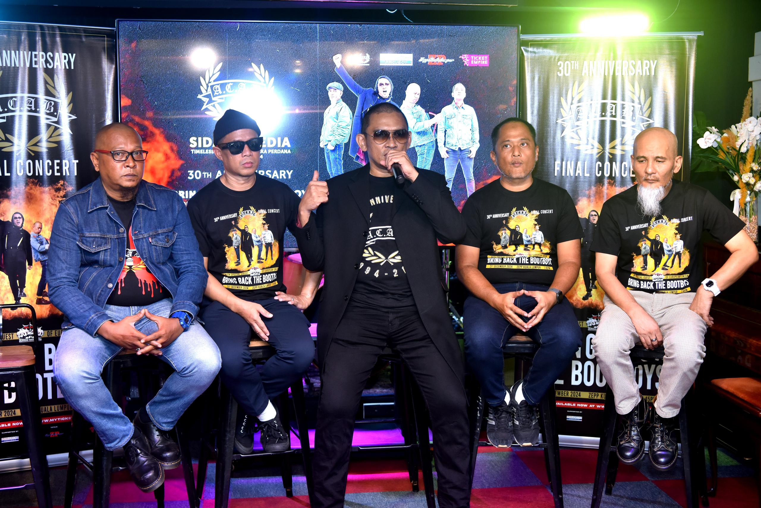 Haymaker serikan konsert terakhir, A.C.A.B