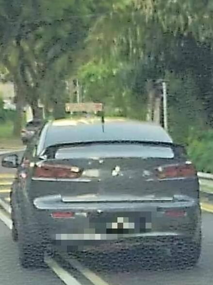Pemandu Lancer bawa kereta melulu, langgar kenderaan lain ditahan