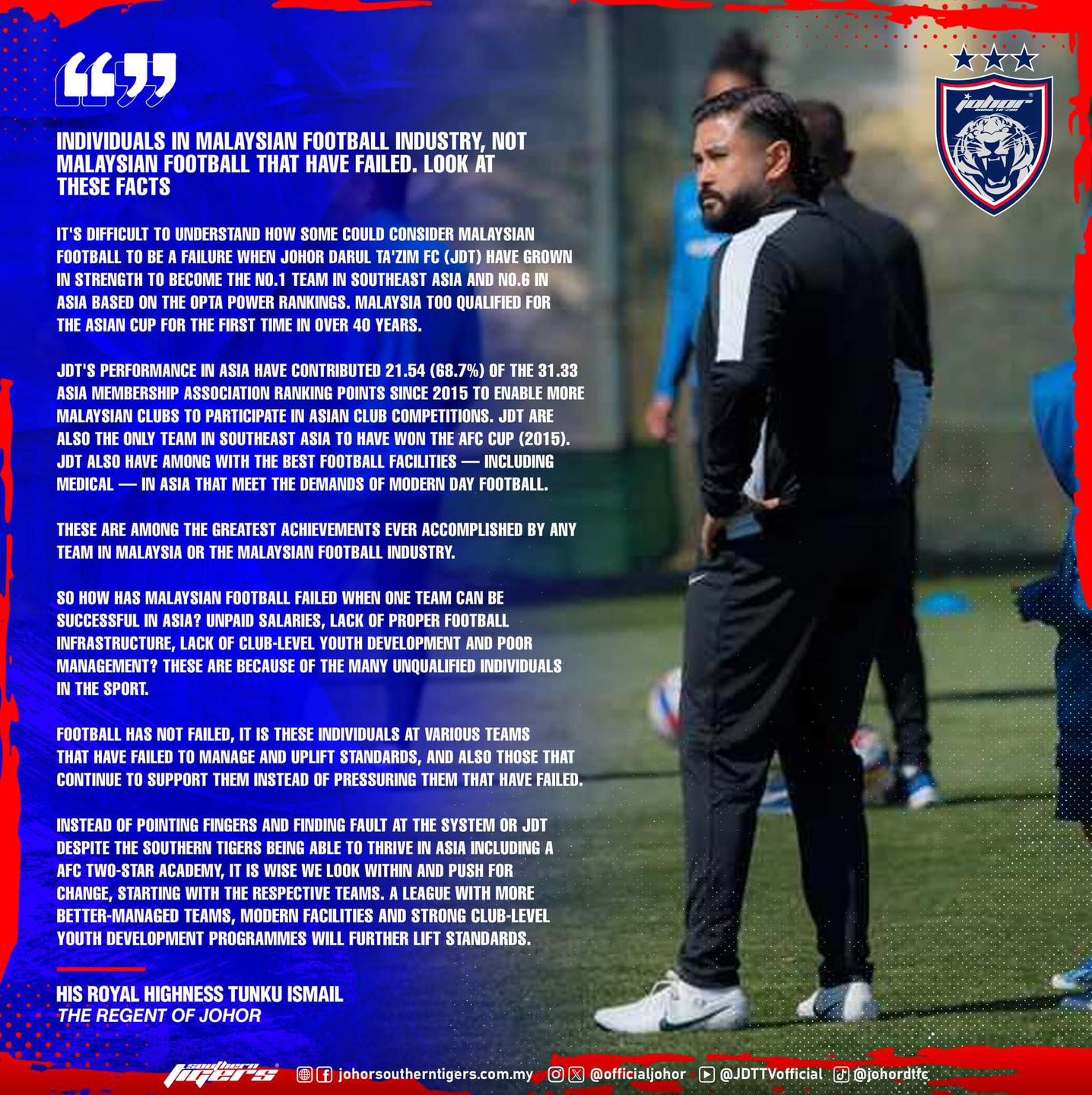 Bola sepak Malaysia tidak gagal