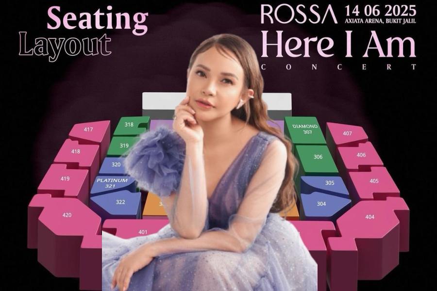 Tiket pra-jualan konsert Rossa: Here I Am laku keras