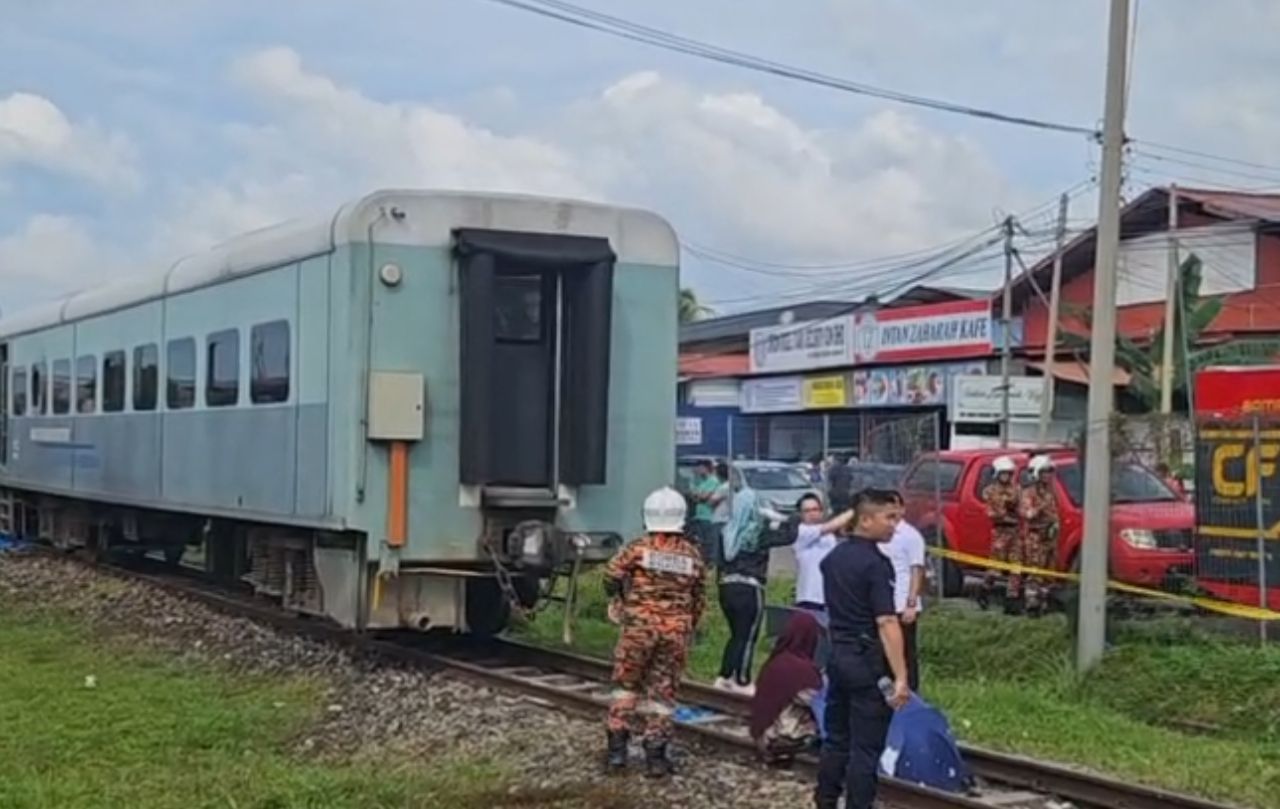 Ibu maut, anak putus kaki digilis kereta api