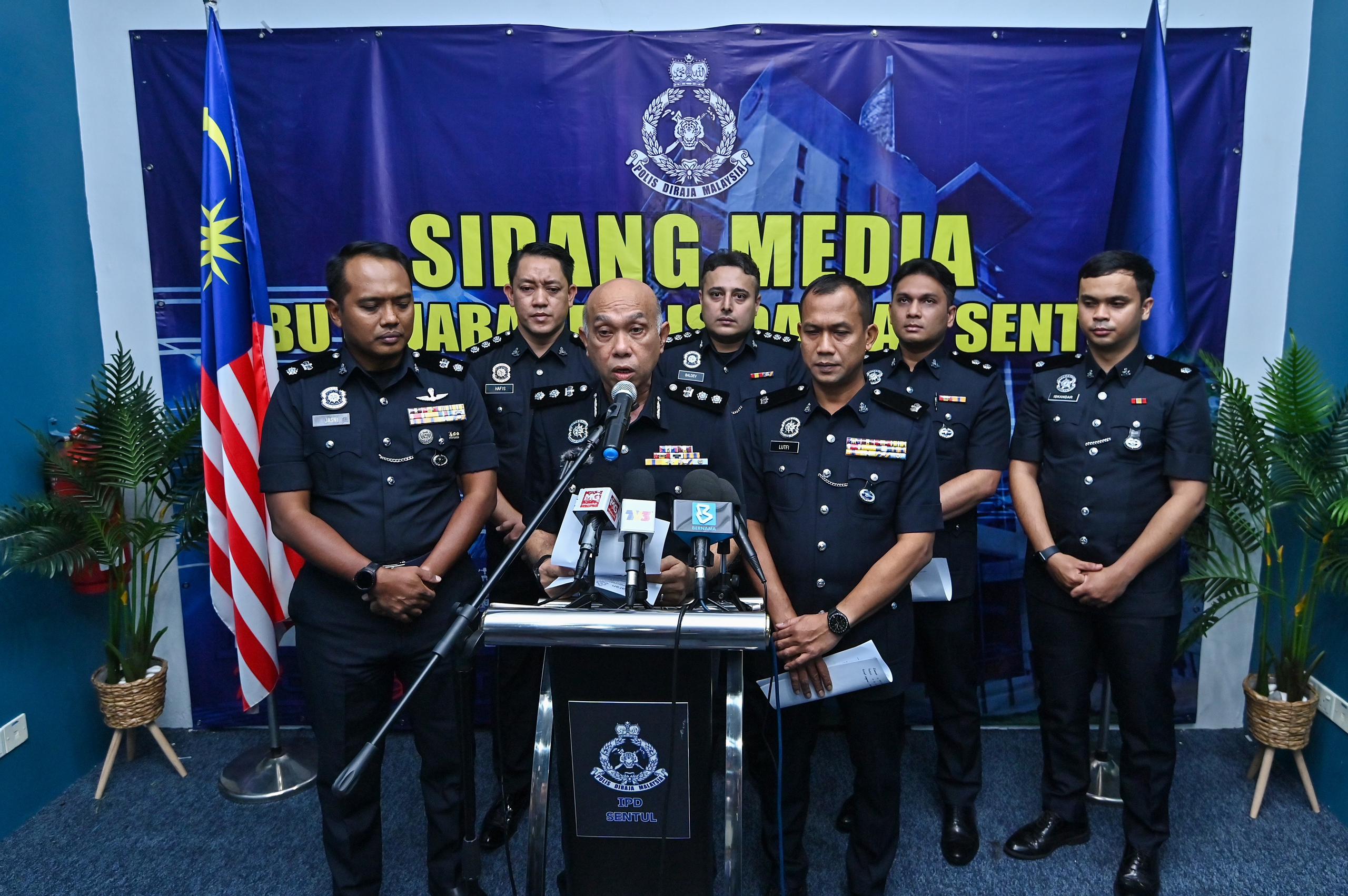 Penjenayah aktif curi kabel cuba rempuh polis