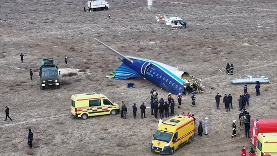 Pesawat Azerbaijan Airlines terhempas di Kazakhstan