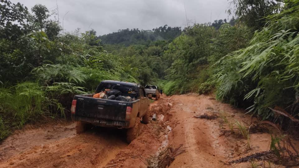 Hujan faktor utama jalan Pos Balar, Belatim rosak