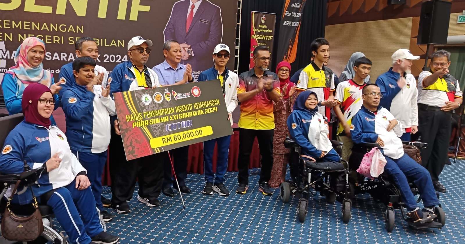 41 atlet para Negeri Sembilan terima insentif
