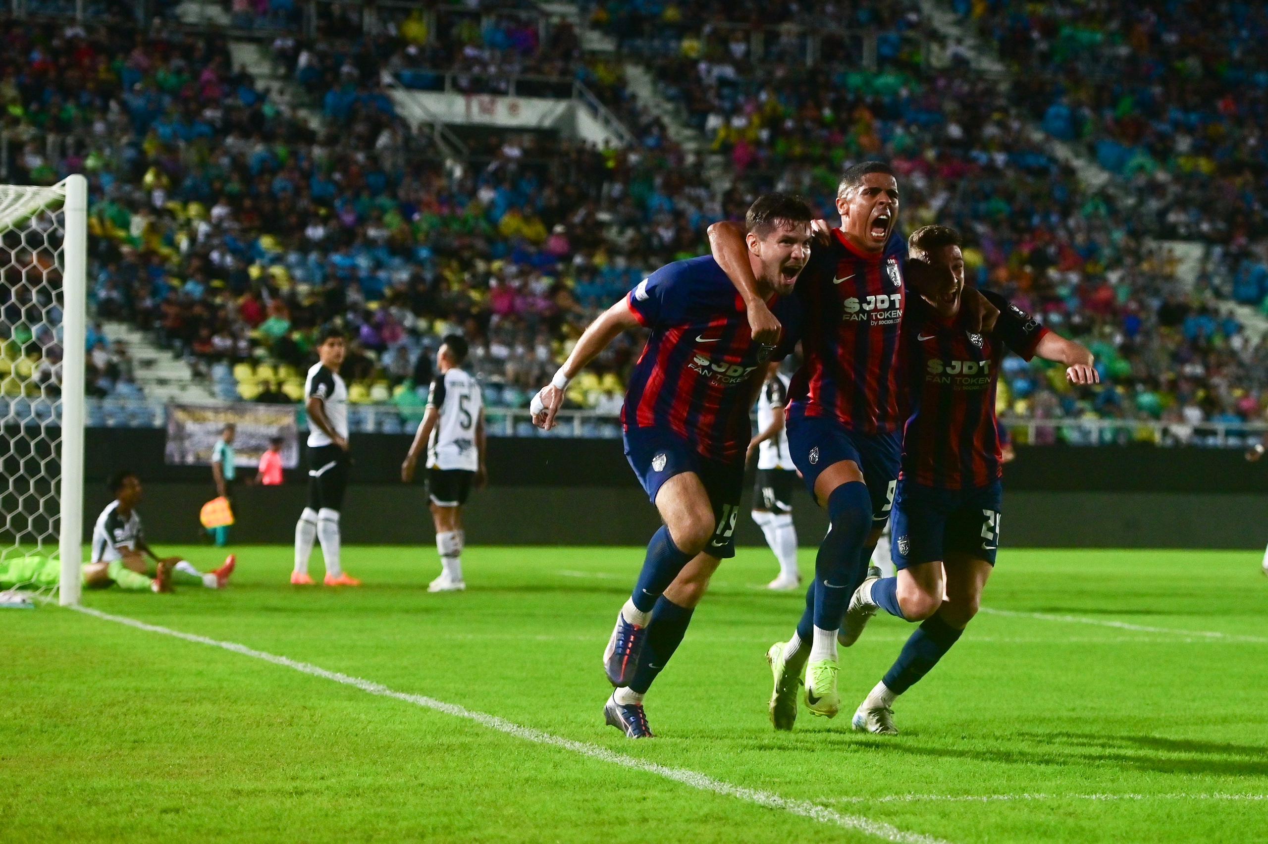 JDT dahului Terengganu 1-0 separuh masa