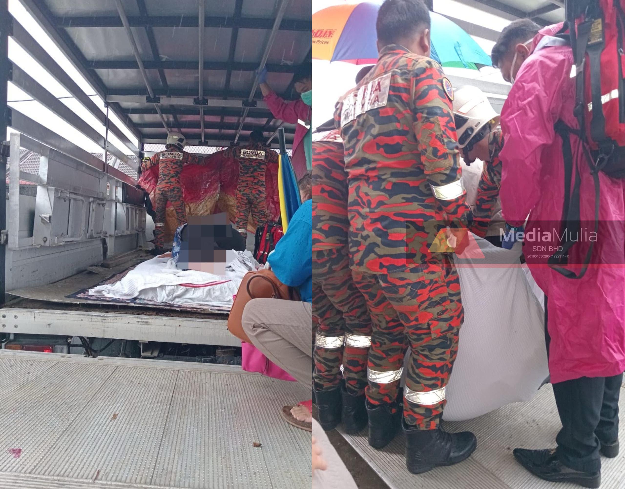 Bomba angkat wanita obesiti sesak nafas ke hospital