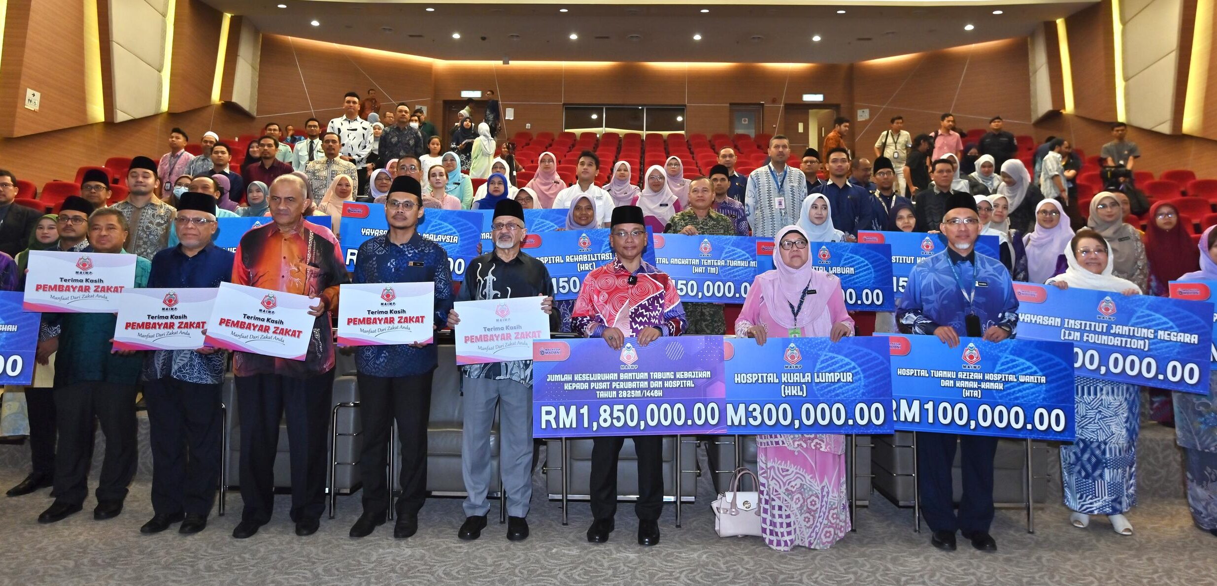 MAIWP salur RM1.85 juta bantu pesakit kepada 14 hospital