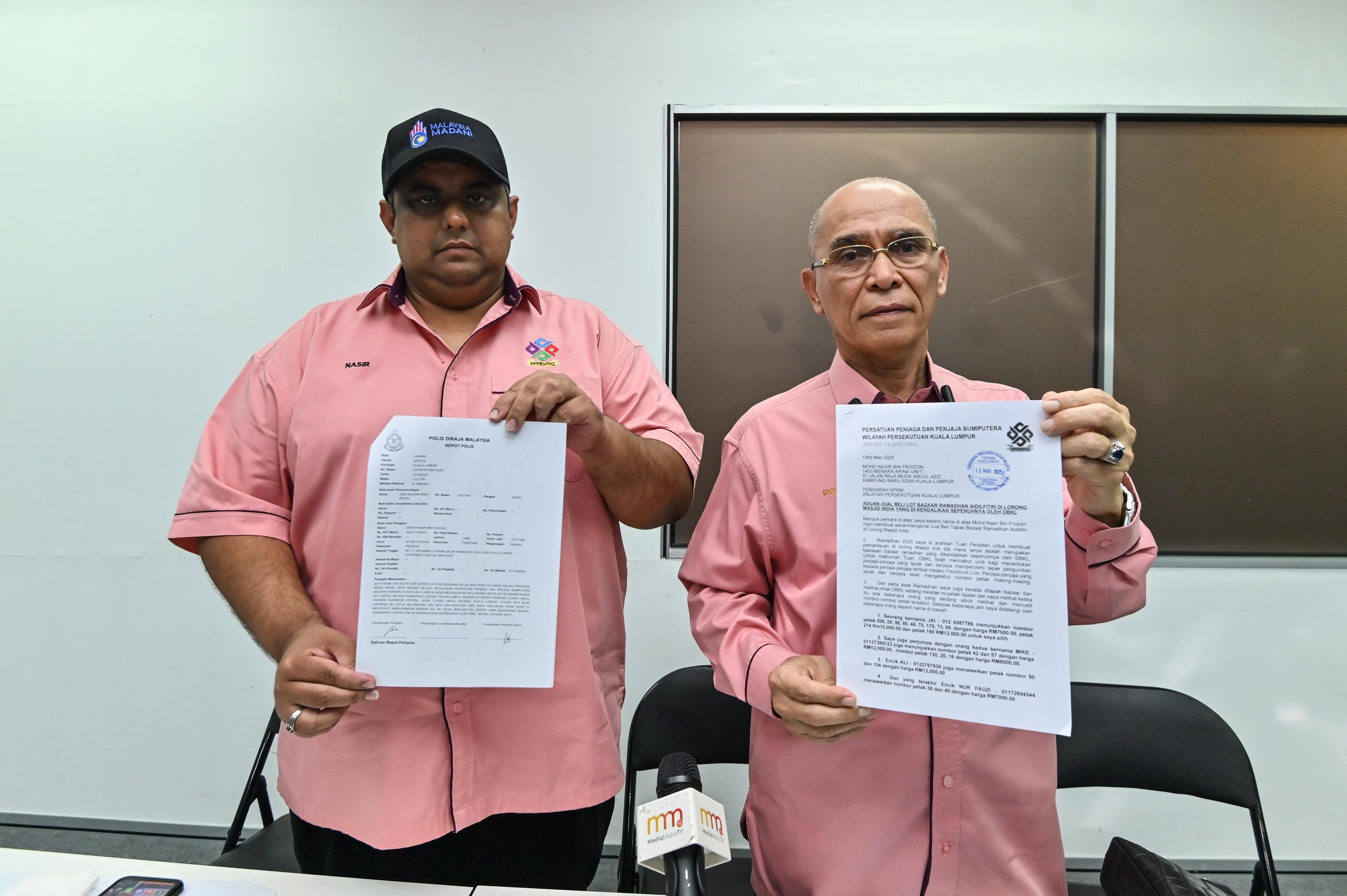 Kartel jual tapak bazar sehingga RM12,000 di Lorong TAR – PPPBWPKL