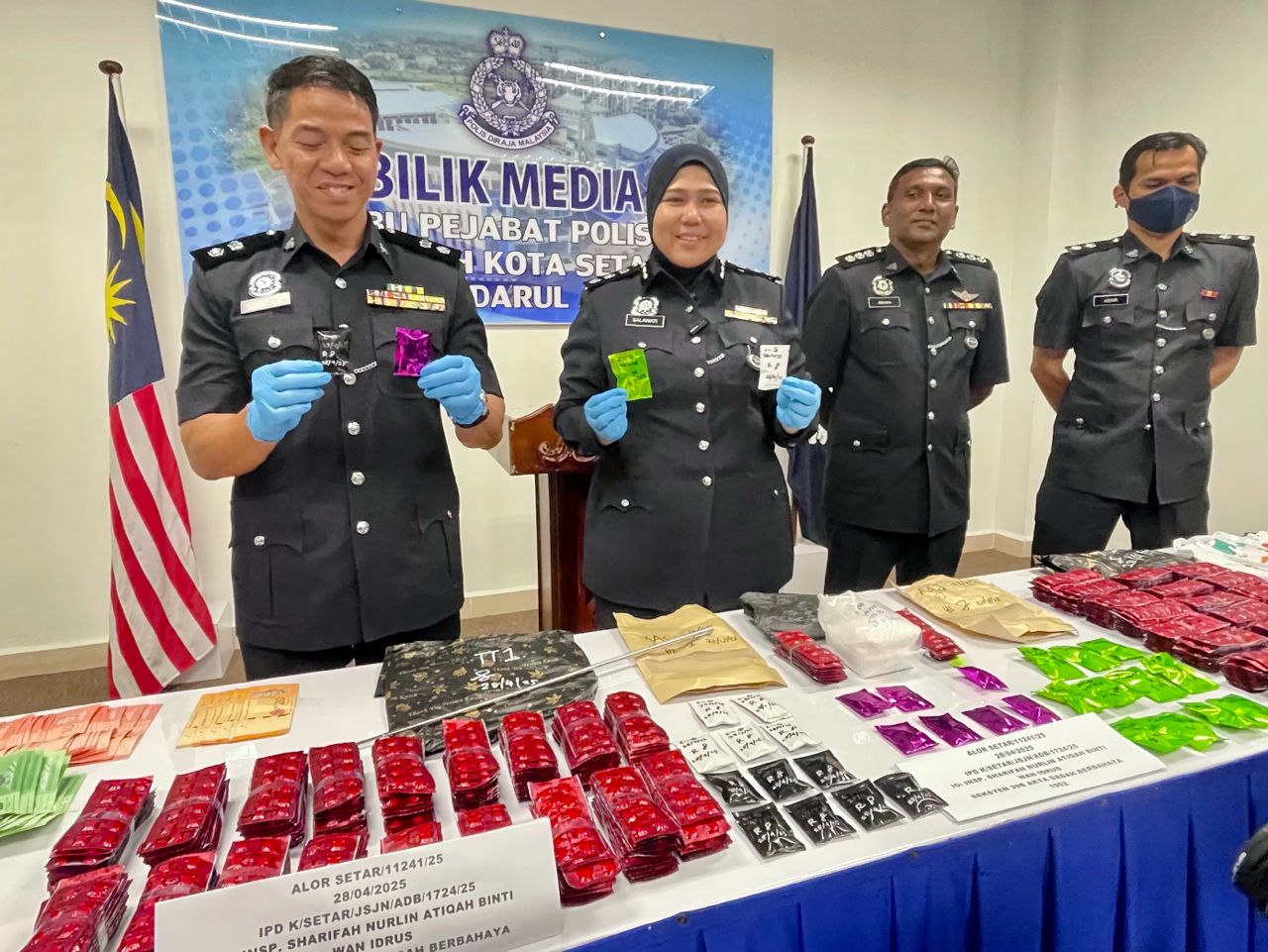 Suami isteri diberkas, edar dadah ‘parti’