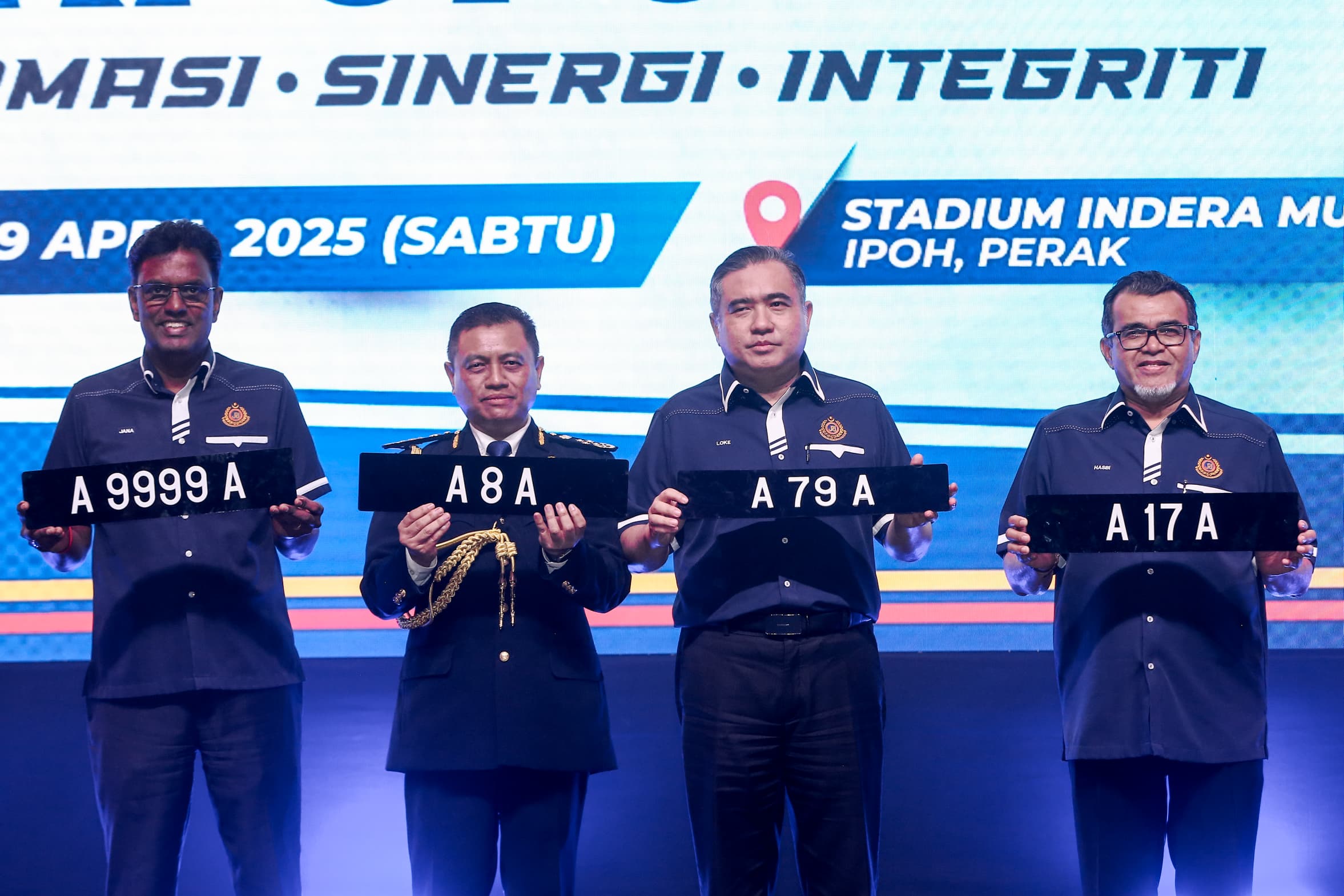 JPJ lancar nombor pendaftaran istimewa A A