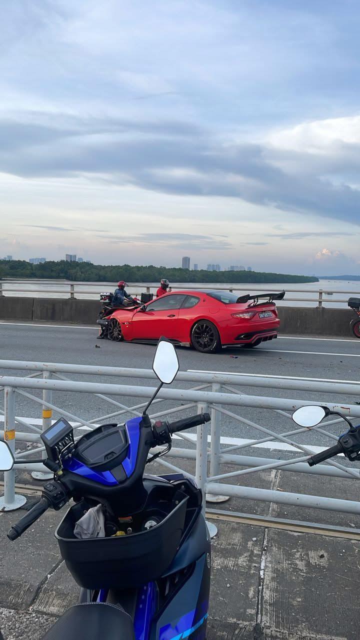 Penunggang motosikal maut akibat kecuaian pemandu Maserati