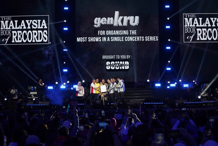 Konsert GenKRU terima dua penghargaan Malaysia Book of Records
