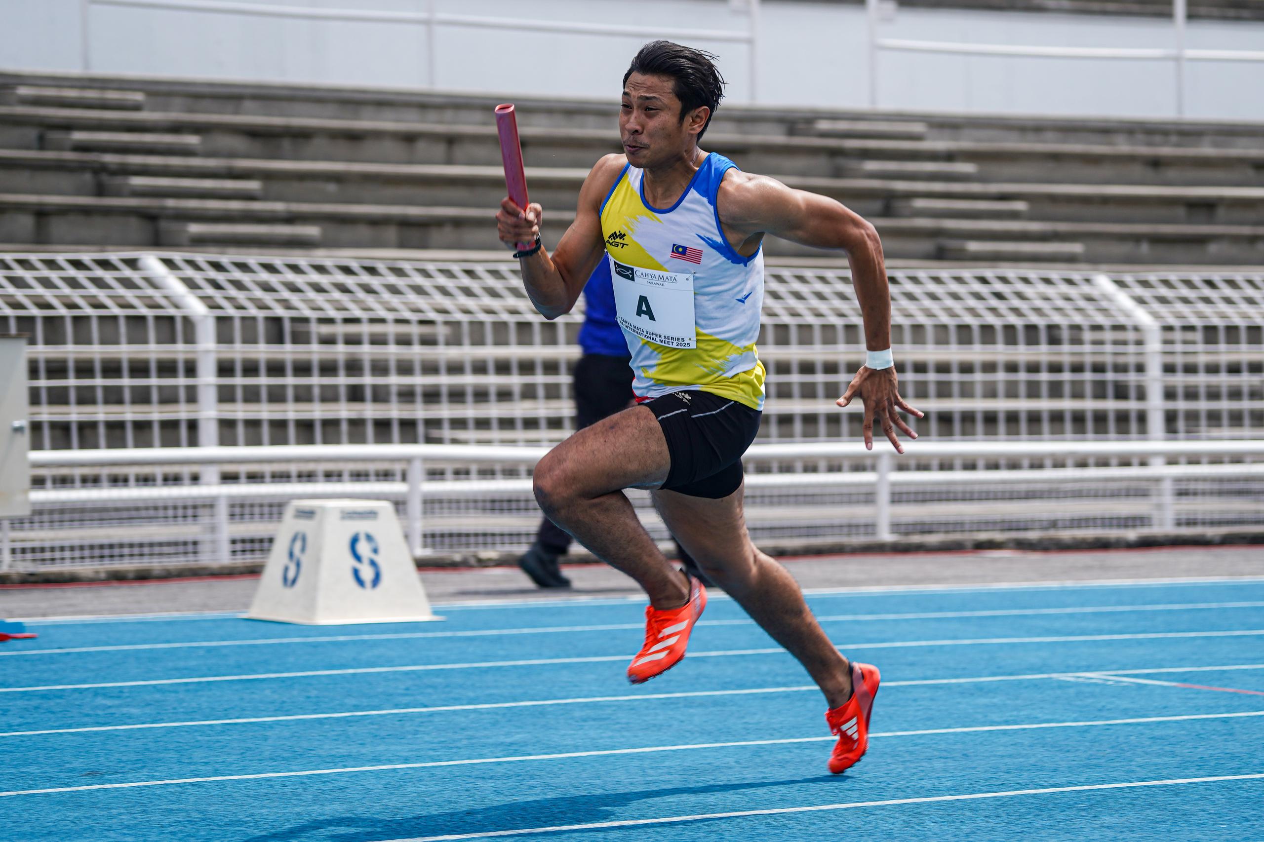 Khairul puas hati kuartet baru 4x100m