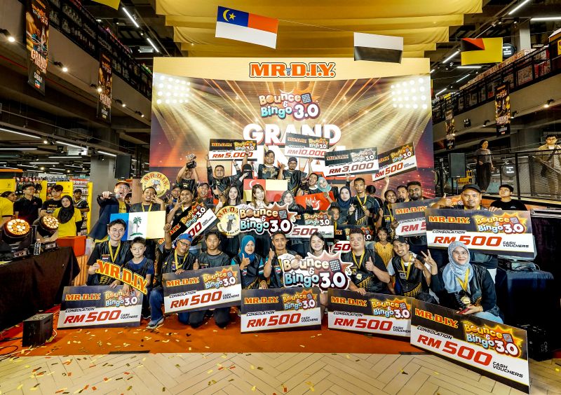 Pasukan Selangor rangkul juara edisi terakhir Bounce & Bingo MR D.I.Y.