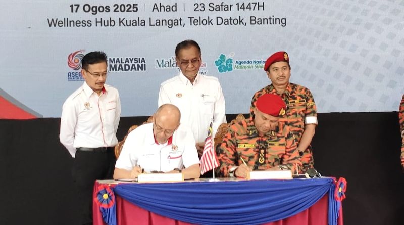 KKM dan JBPM Berganding Bahu Tingkatkan Kesihatan di Fasiliti Bomba: Nota Kerjasama Kukuhkan Komitmen