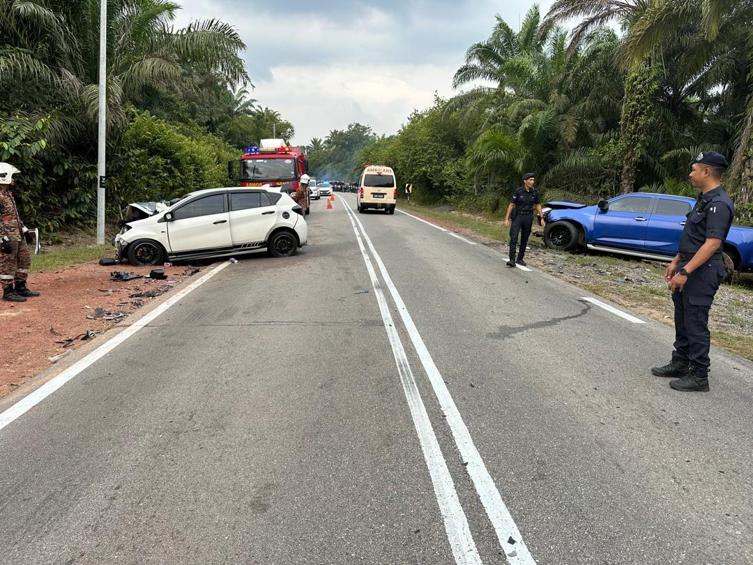 Kanak-kanak tiga tahun antara tiga maut kereta bertembung pacuan empat roda