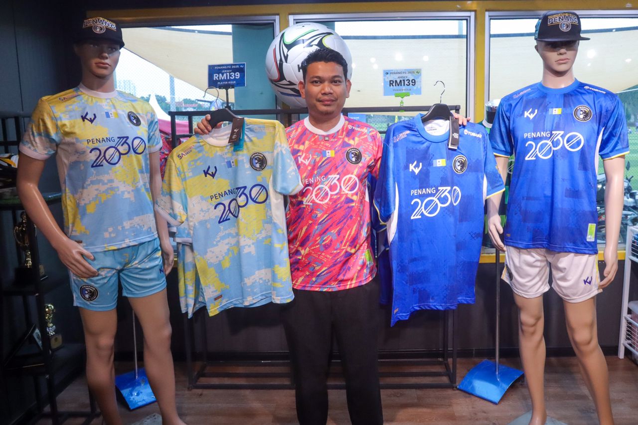 Jersi rekaan moden suntik semangat Penang FC harungi musim baharu