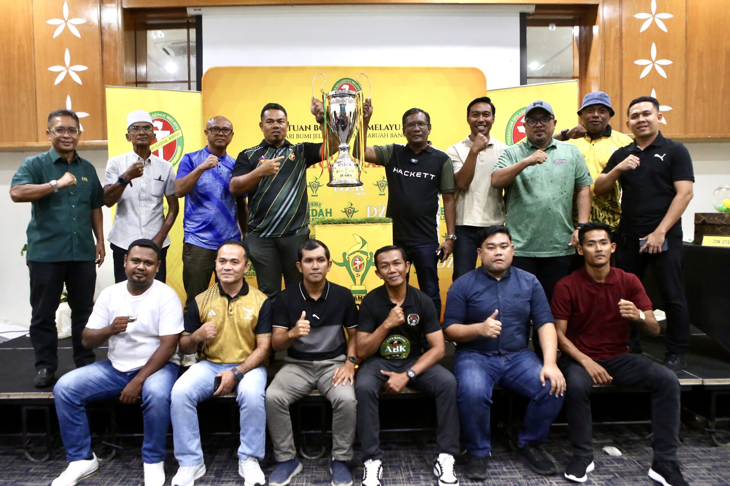 16 pasukan rebut kejuaraan Liga Kedah 2026 Piala DZR 16 pasukan rebut kejuaraan Liga Kedah 2026 Piala DZR
