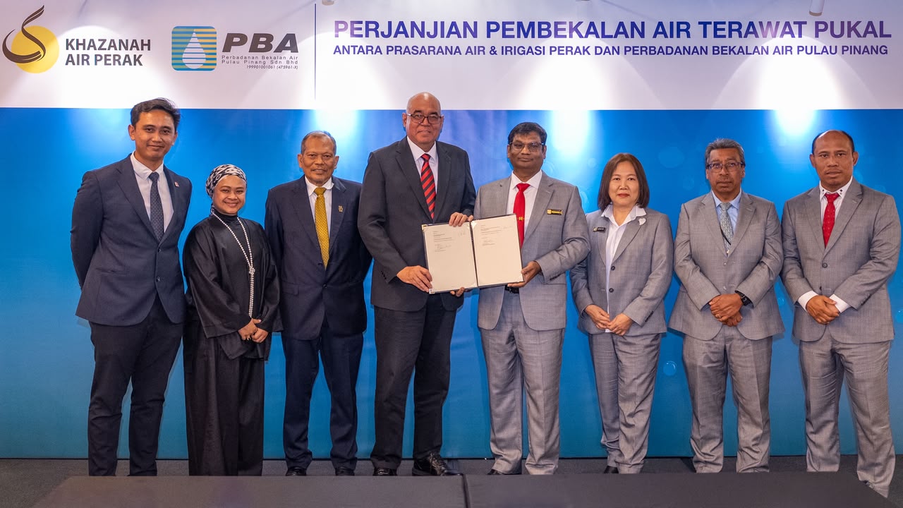 Perak – P. Pinang meterai perjanjian bekalan air terawat Perak – P. Pinang meterai perjanjian bekalan air terawat