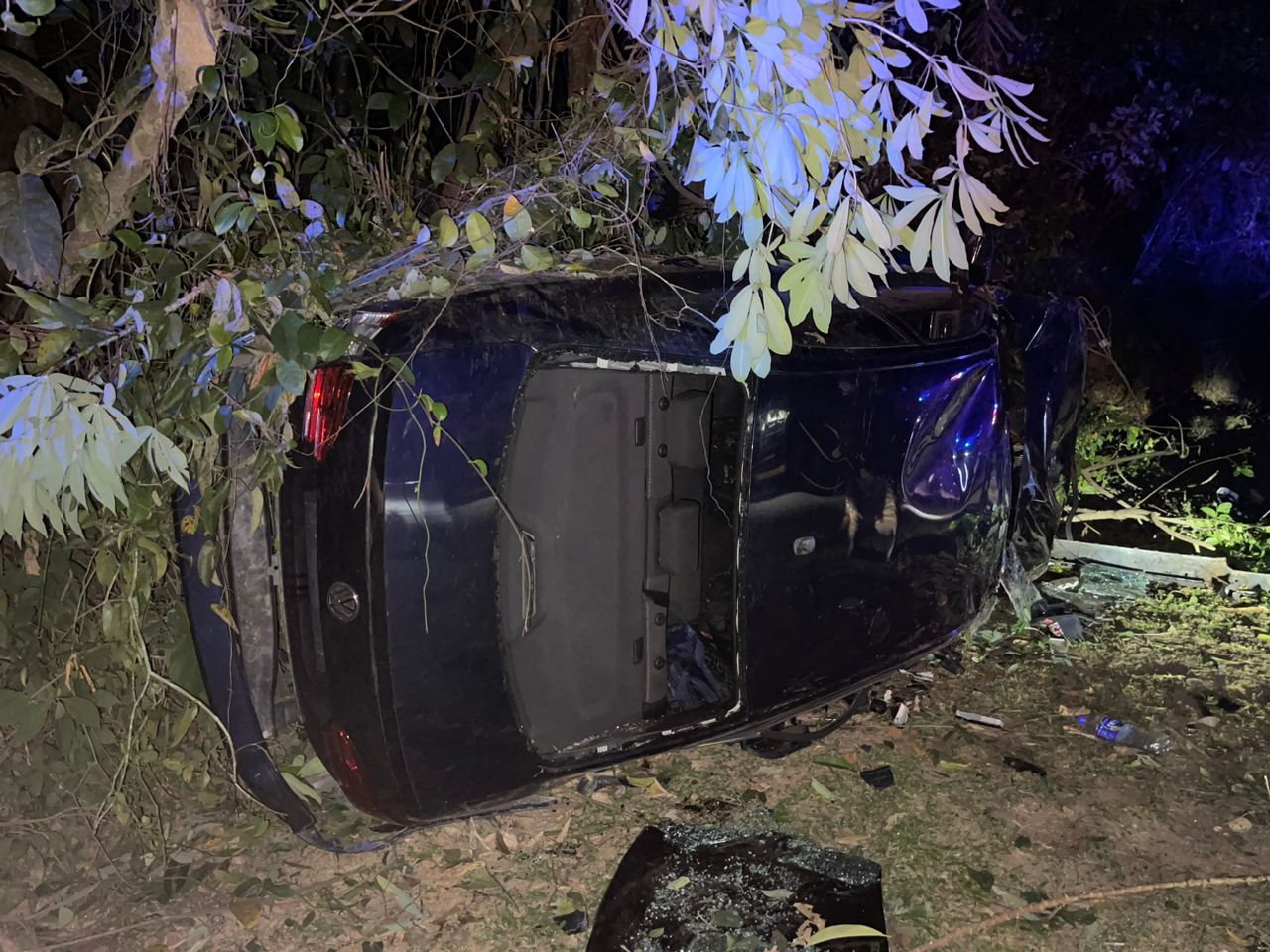 Tekong darat, enam PATI cedera kemalangan