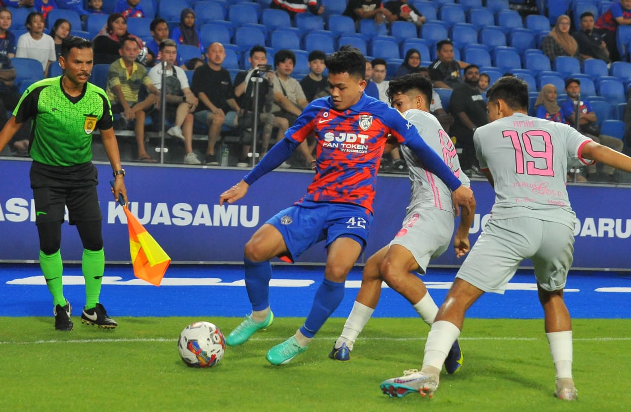 JDT bedil PDRM 3-0 di laman sendiri