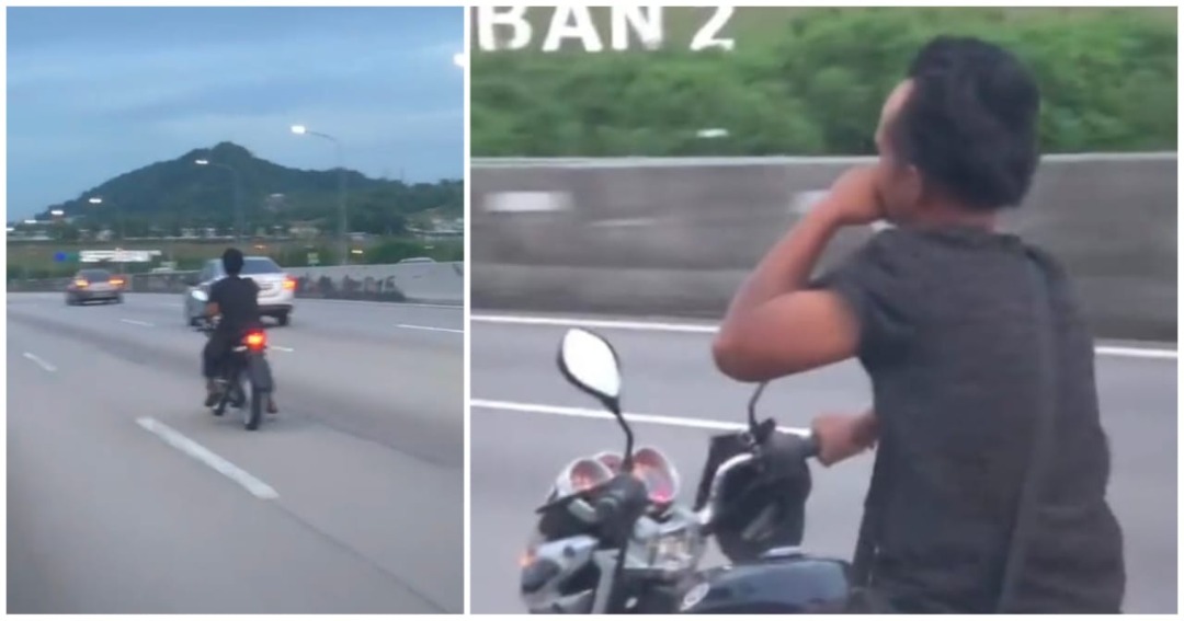 Penunggang motosikal tular khayal, hidu gam ditahan polis