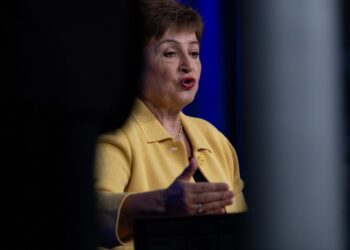 Pengarah Urusan Tabung Kewangan Antarabangsa (IMF), Kristalina Georgieva - AFP