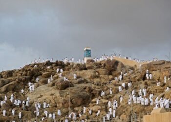 Pada 9 Zulhijah, jemaah haji akan berada di Arafah untuk berwukuf bagi menyempurnakan rukun haji. – AFP