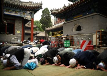 JUMLAH populasi masyarakat Islam di China adalah 25 juta orang. – AFP