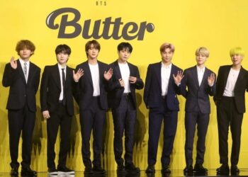 KUMPULAN K-pop popular, BTS ketika mempromosikan album 'Butter' di Seoul. - AFP