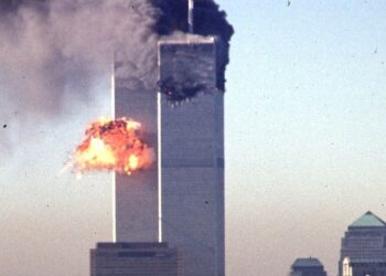 PERISTIWA serangan 11 September di New York. - AFP