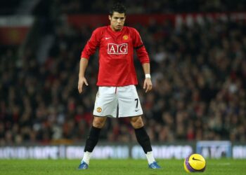 CRISTIANO RONALDO ketika mewakli Manchester United sekitar 2003-2009.- AFP