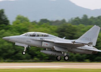 PESAWAT tempur ringan jenis FA-50 buatan Korea Selatan.