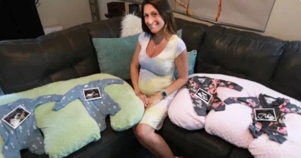 Wanita lahir dua pasang bayi kembar serentak