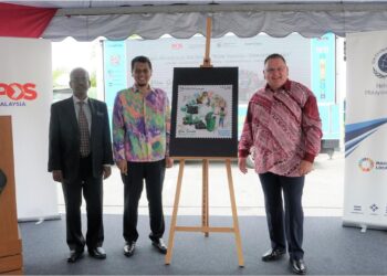 MAJLIS pelancaran setem SDG pertama negara oleh Pos Malaysia dengan kerjasama UN
Global Compact Network Malaysia & Brunei di Kuala Lumpur, hari ini.