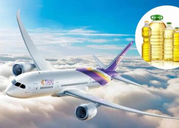 SYARIKAT Thailand bekerjasama dengan syarikat Itali bagi membangunkan teknologi menukar minyak masak terpakai menjadi bahan api pesawat.-AGENSI
